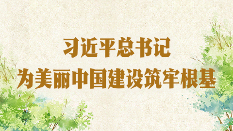 习近平总书记为美丽中国建设筑牢根基